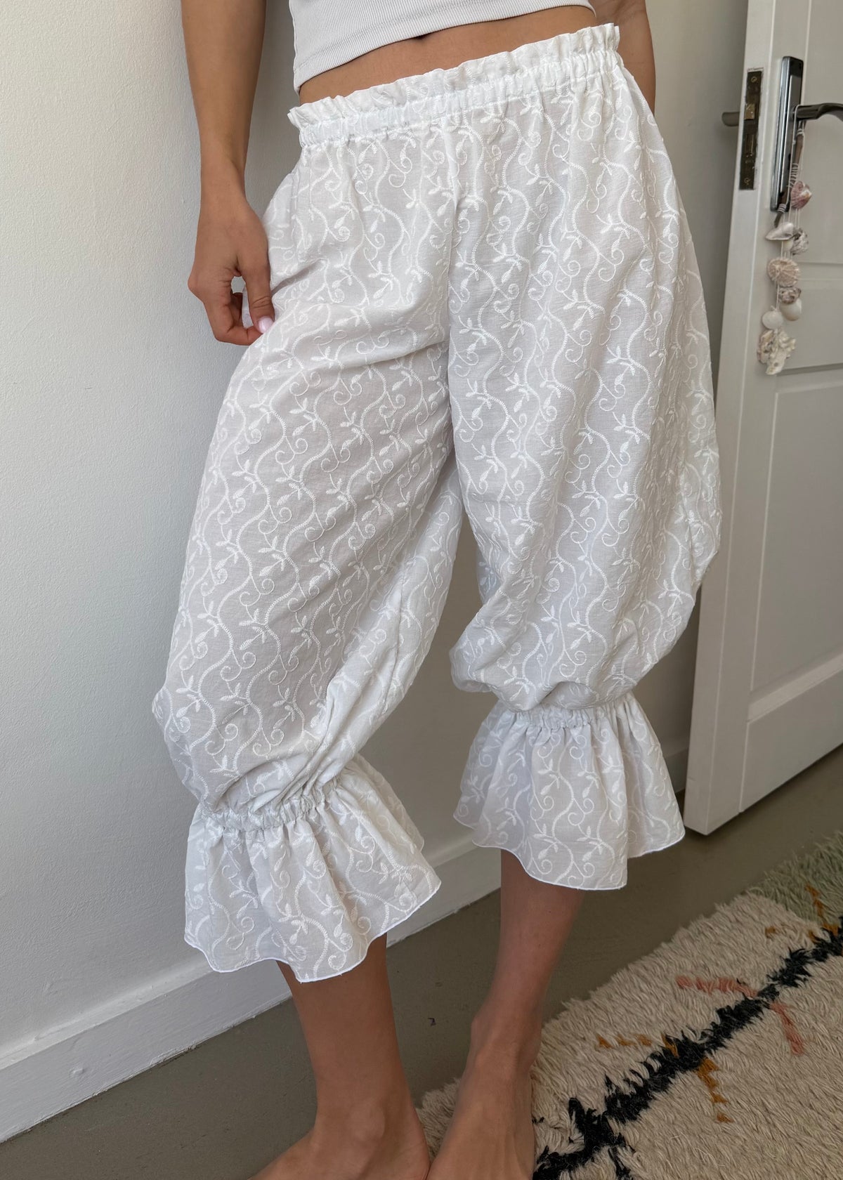 Embroidered Paisley Bloomers