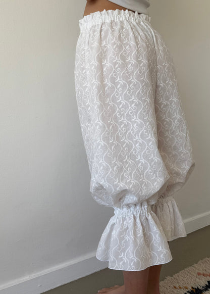 Embroidered Paisley Bloomers