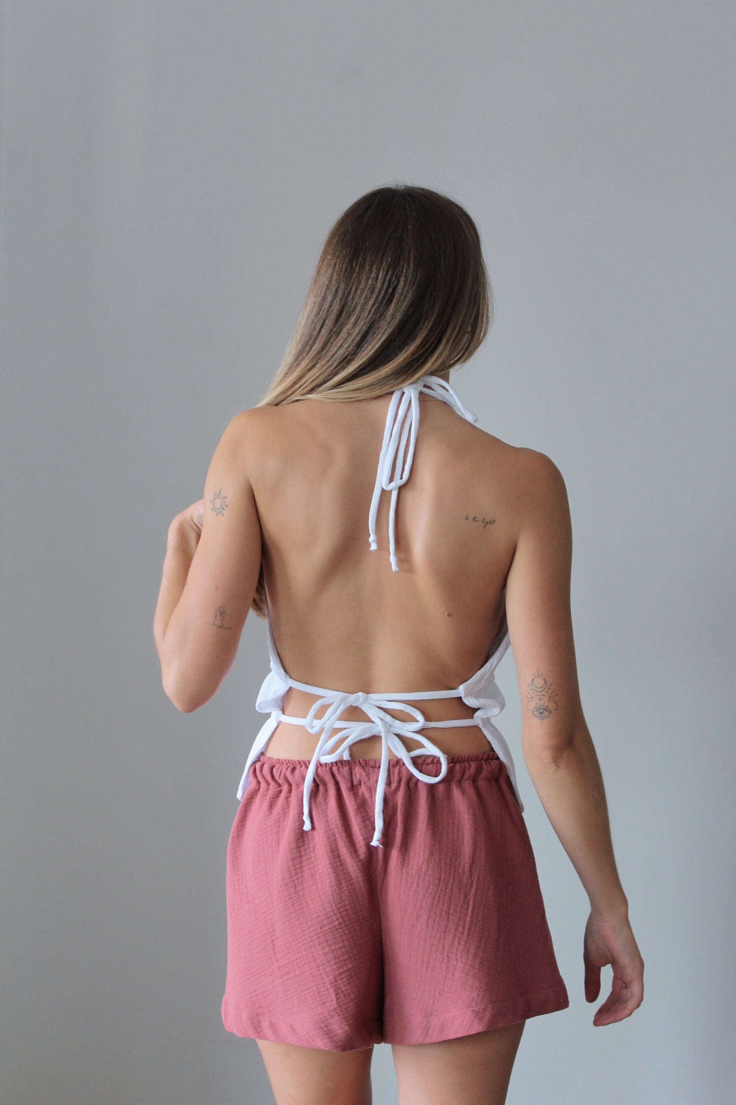 Summer Shorts Dusty Rose