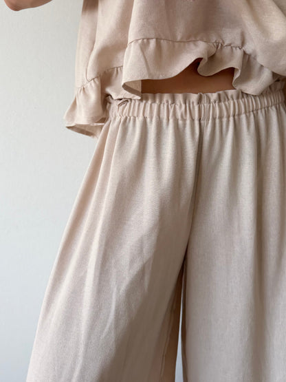 Ruffle Pants ~ Blush