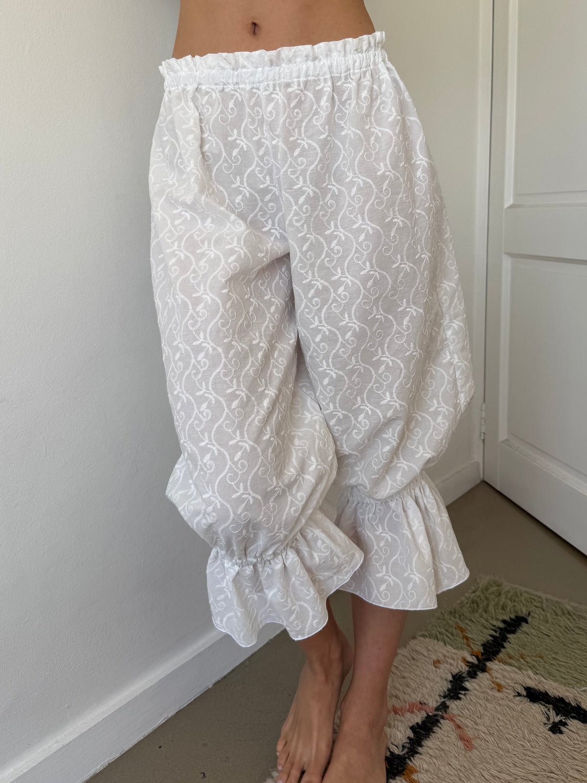 Embroidered Paisley Bloomers